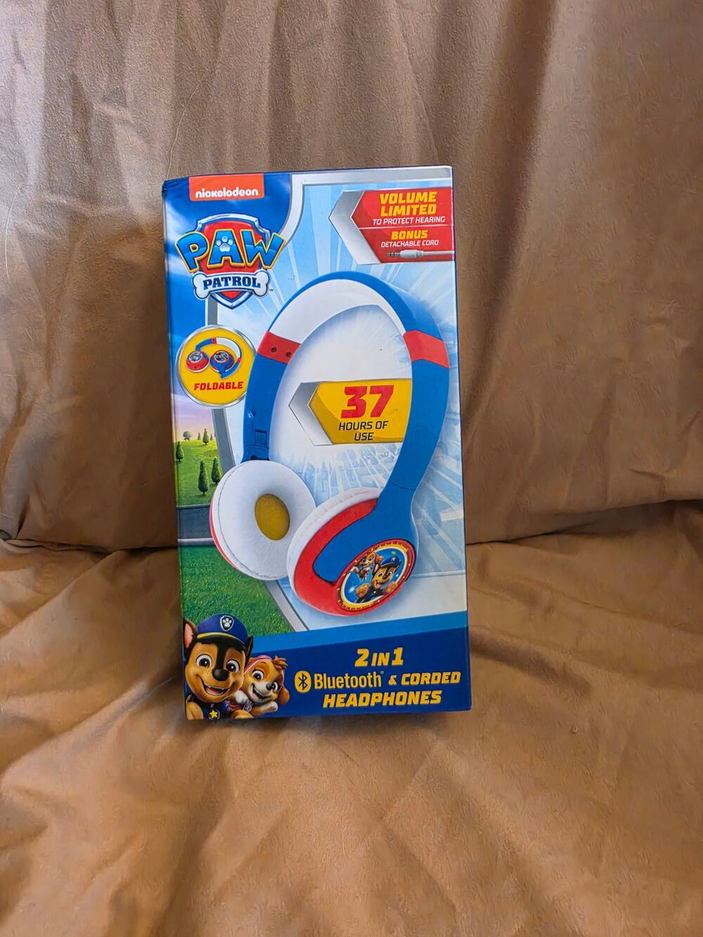 eKids Paw Patrol Bluetooth Kids Headphones NEW